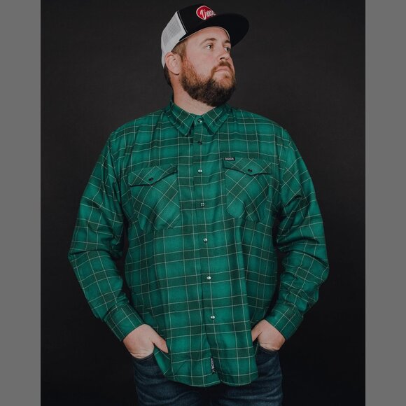 DIXXON FLANNEL - WREATH Flannel Shirt  - Mens Medium - Picture 2 of 15